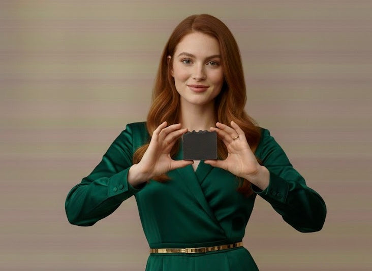 Sylvia's Charcoal and Peppermint Handmade Soap