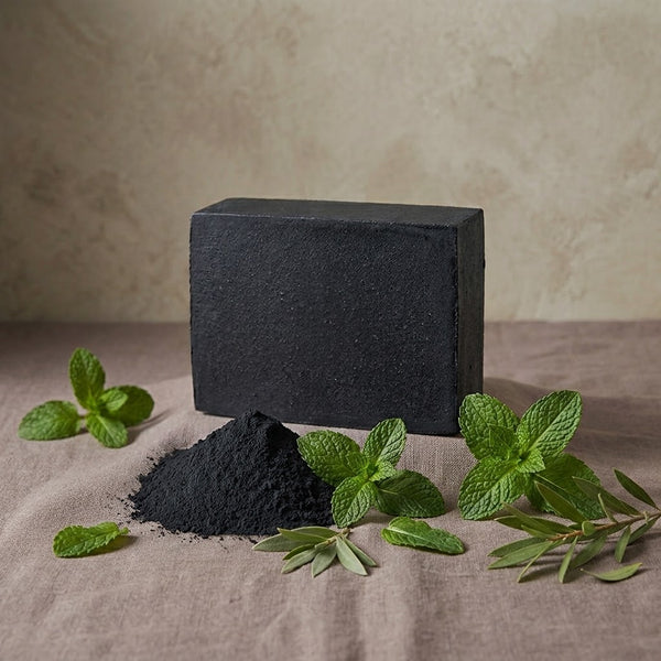 Sylvia's Charcoal and Peppermint Handmade Soap