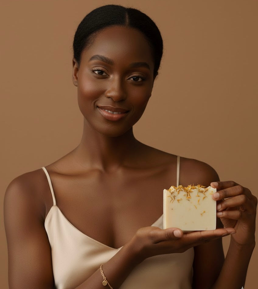 Sylvia's Bastille Soap with Calendula Flowers