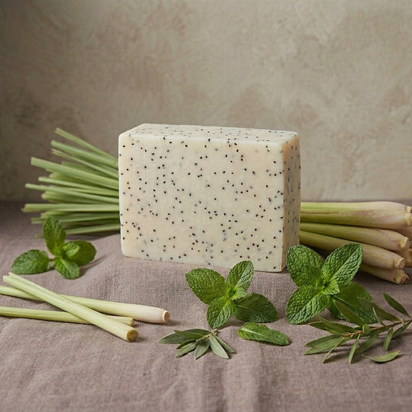 Sylvia's Lemongrass Poppyseed and Patchouli Handmade Soap