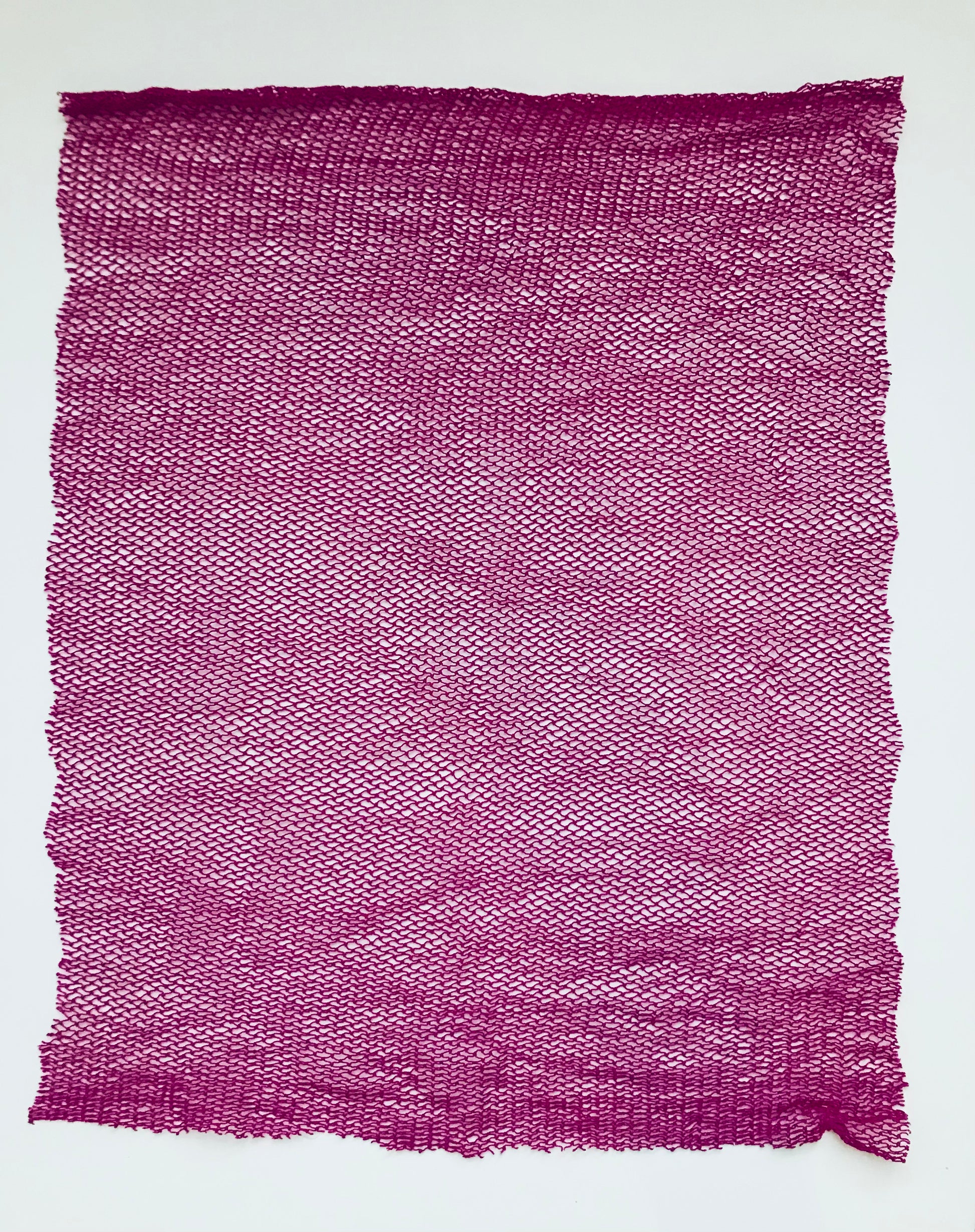 magenta African bath sponge net