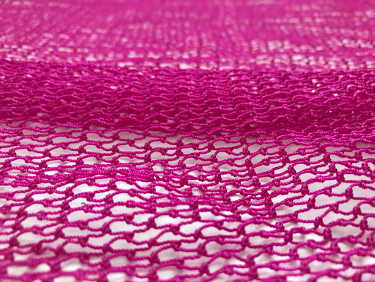 magenta African bath sponge net