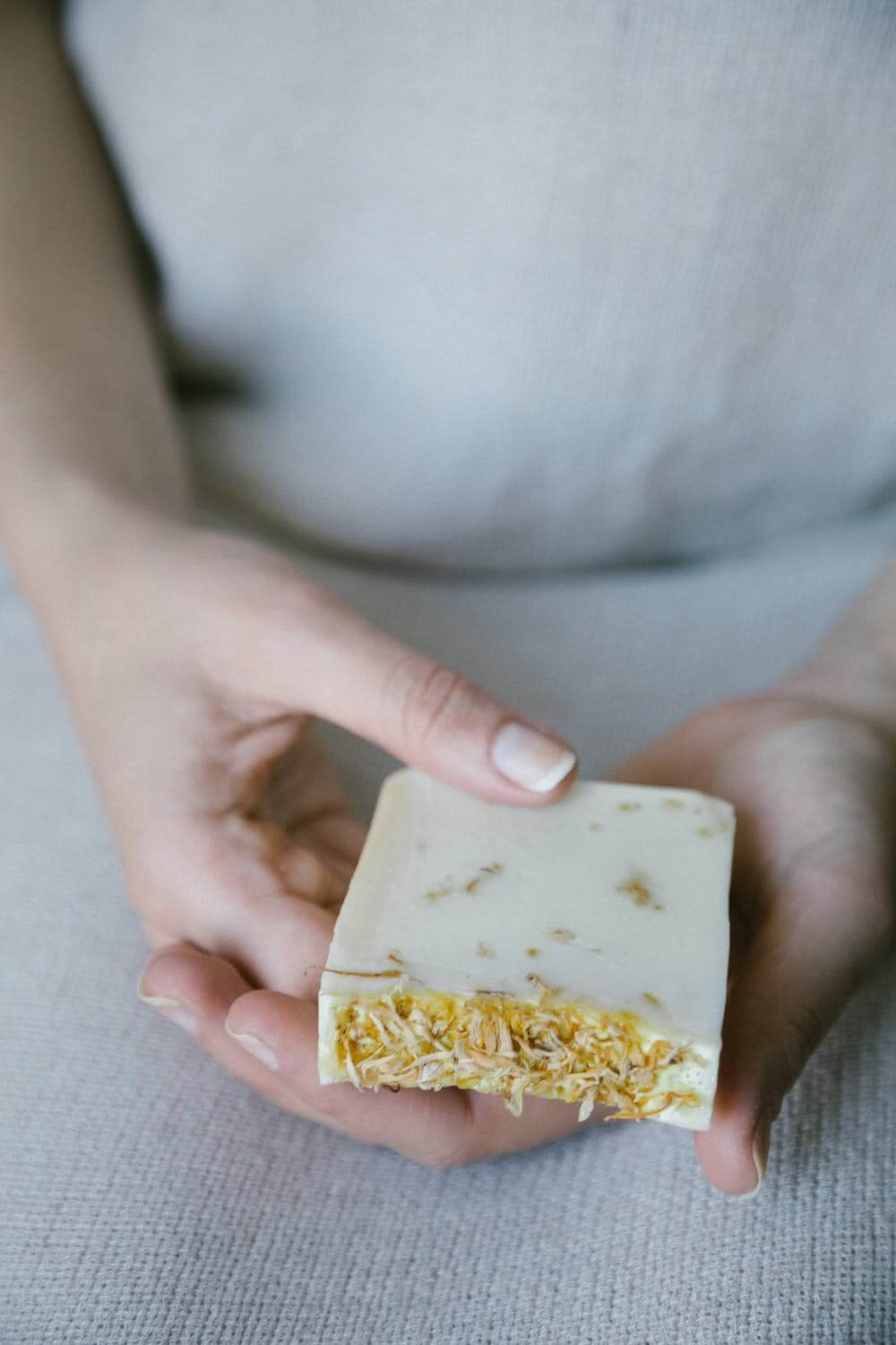 Sylvia's Bastille Soap with Calendula Flowers