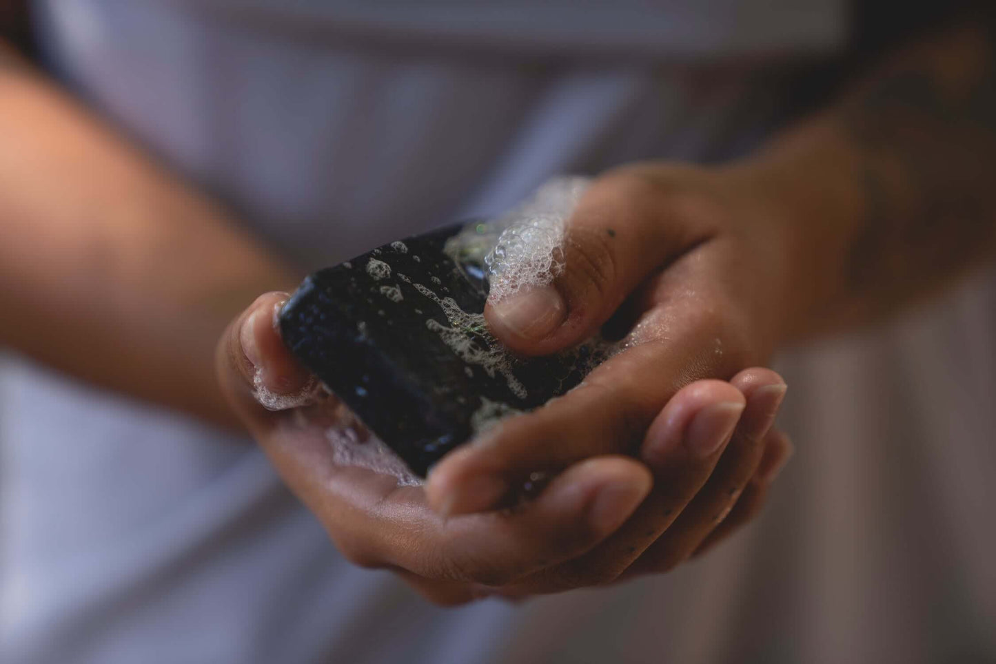 Sylvia's Charcoal and Peppermint Handmade Soap